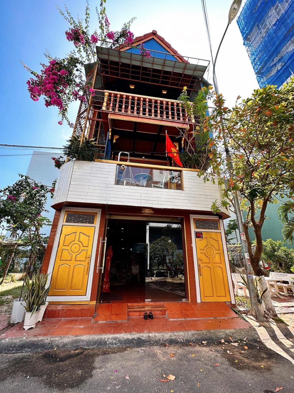 Biet Thu Go Wooden House Quy Nhon Canh Bien Vila Exterior foto